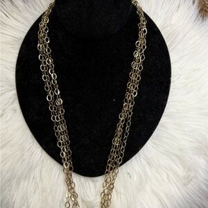 925 ITALY Multi-Strand Link Necklace - Women Jewelry